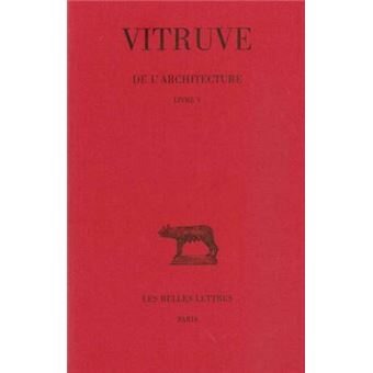 De l'Architecture. Livre V
