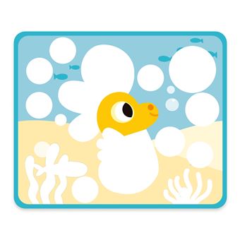 Coffret feutre magique - 5 tableaux à colorier et tamponner - coffret avec accessoires