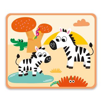 Coffret feutre magique - 5 tableaux à colorier et tamponner - coffret avec accessoires