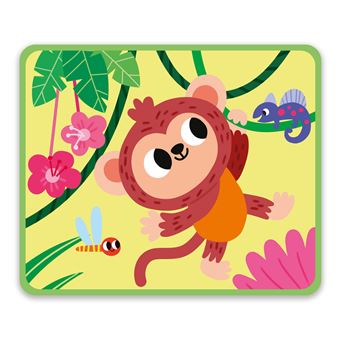 Coffret feutre magique - 5 tableaux à colorier et tamponner - coffret avec accessoires