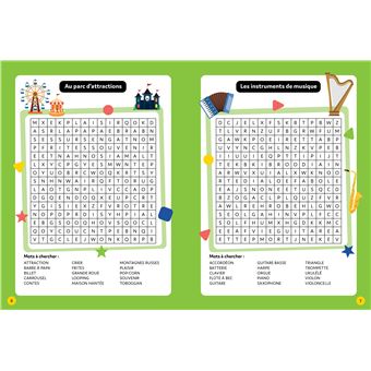 Jeux de génie - Mots mêlés 8+