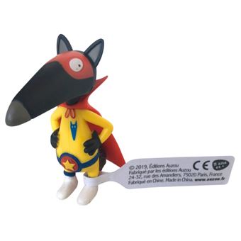 Figurine du loup super héros
