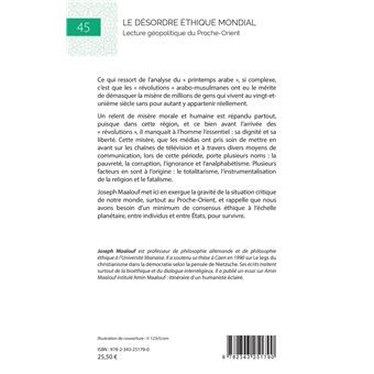 Le désordre éthique mondial