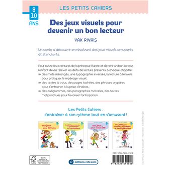 Des jeux visuels pour devenir un bon lecteur 8-10 ans