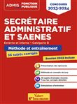 Concours Secrétaire administratif et SAENES - Catégorie B - Méthode et entraînement - 30 annales corrigées