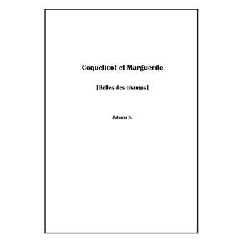Coquelicot et Marguerite, belles des champs