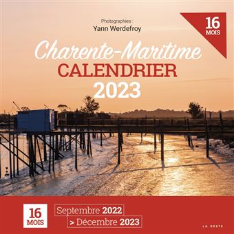Calendrier 2023 Charente-Maritime - broché - Collectif, Livre tous les