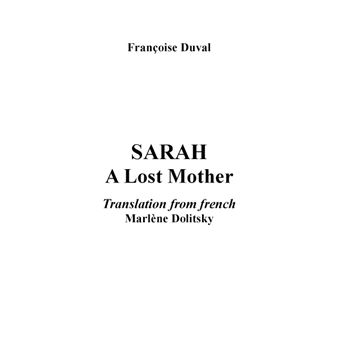 Sarah - A Lost Mother