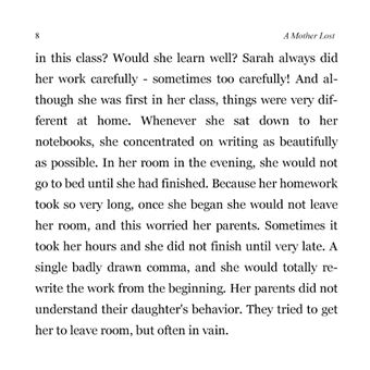 Sarah - A Lost Mother