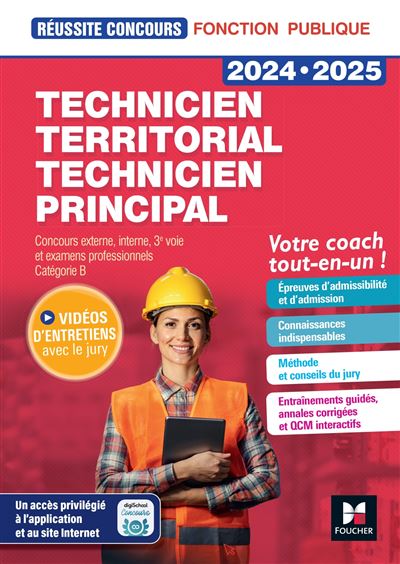 Réussite Concours - Technicien territorial / principal - 2020-2021 - Préparation complète