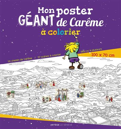 Mon poster geant de careme a colorier