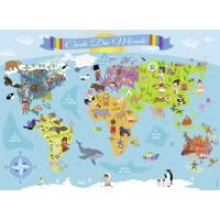 Carte d'Europe magnétique 40 pcs - Un jouet Janod - boutique BCD JEUX