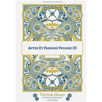 Actes Et Paroles
