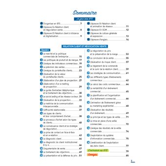 BTS NDRC Négociation et Digitalisation de la relation client BTS NDRC 1 et 2 (Toutes les matières R