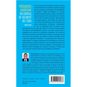 Présidence guinéenne du conseil de sécurité de l'ONU