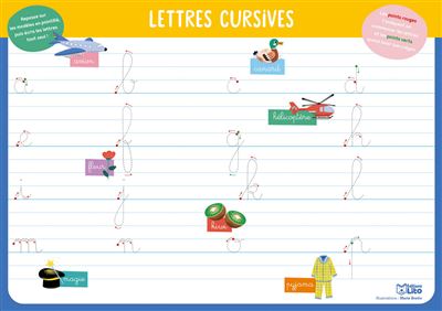 Lettres cursives -  Collectif - (donnée non spécifiée)