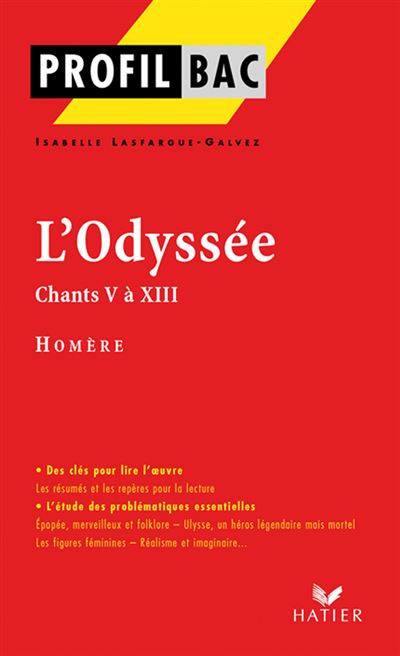 Homère, L'Odyssée chants V à XIII