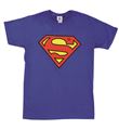 T-Shirt DC Comics Superman Logo Bleu