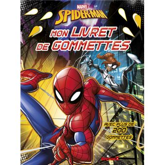 Marvel Spider-Man Mon livret de gommettes (Spider-Girl)
