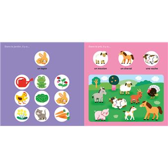 Cherche et trouve avec mon bébé à la ferme