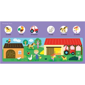Cherche et trouve avec mon bébé à la ferme
