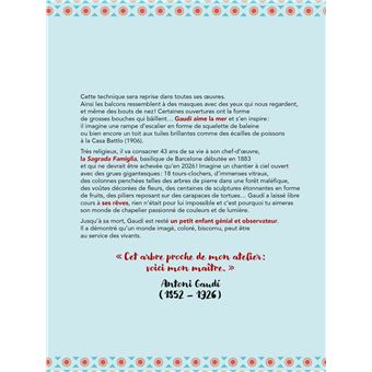 L'art à la manière de Gaudi - mosaïques animaux - pochette avec accessoires