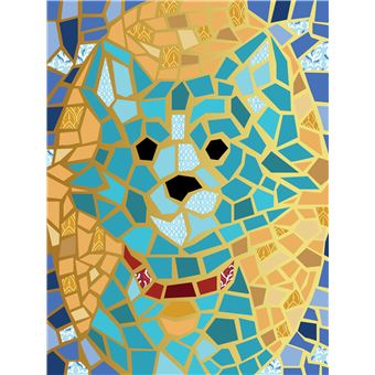 L'art à la manière de Gaudi - mosaïques animaux - pochette avec accessoires