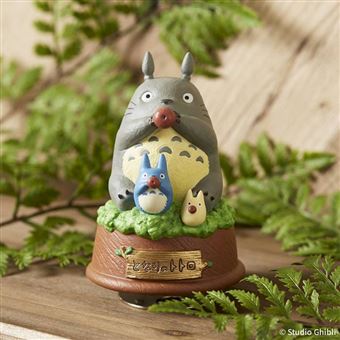 Statue musicale Mon voisin Totoro Ghibli Totoro joue de l'ocarina