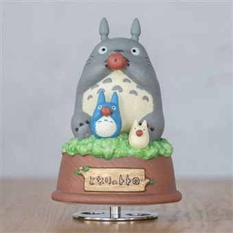 Statue musicale Mon voisin Totoro Ghibli Totoro joue de l'ocarina