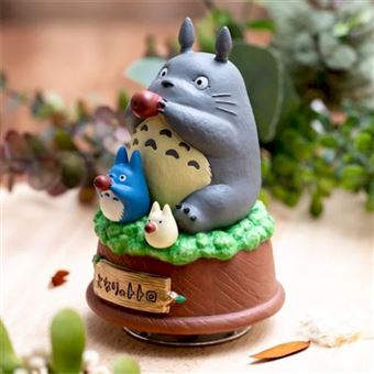 Statue musicale Mon voisin Totoro Ghibli Totoro joue de l'ocarina