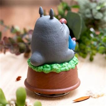 Statue musicale Mon voisin Totoro Ghibli Totoro joue de l'ocarina