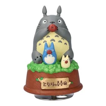 Statue musicale Mon voisin Totoro Ghibli Totoro joue de l'ocarina
