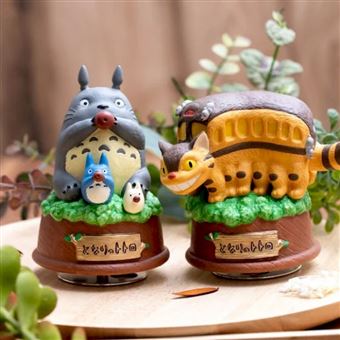 Statue musicale Mon voisin Totoro Ghibli Totoro joue de l'ocarina