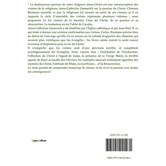 La douloureuse passion de notre Seigneur Jésus-Christ