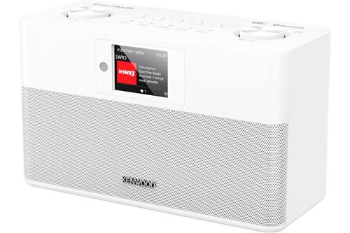 Radio Portable Numérique Blanc Kenwood Cr-St100S