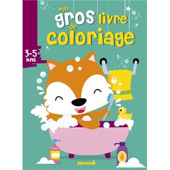 Mon gros livre de coloriage (Renard) (3-5 ans)