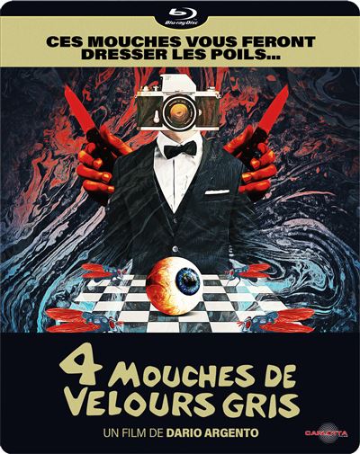 4 Mouches de velours gris Édition Limitée SteelBook® Blu-ray