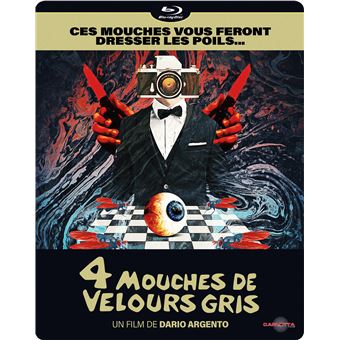 4 Mouches de velours gris Édition Limitée SteelBook® Blu-ray - 1