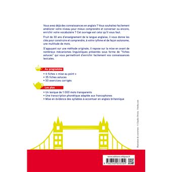 Anglais. 35 astuces pour améliorer votre vocabulaire simplement ! (avec exercices corrigés) [A2-B1]