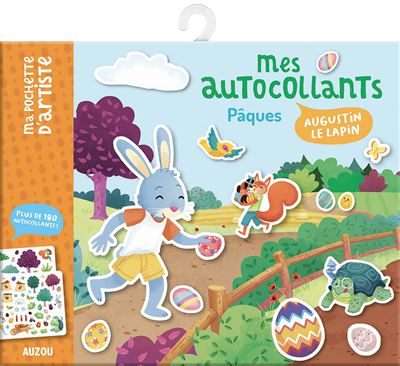 Mes autocollants pâques - augustin le lapin - Pascal Brissy - broché