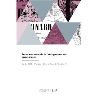 Revue internationale de l'enseignement des sourds-muets