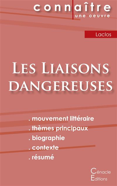 Fiche de lecture Les liaisons dangereuses