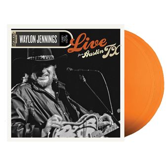 Live From Austin Texas 1989 Vinyle Orange - Waylon Jennings - Vinyle