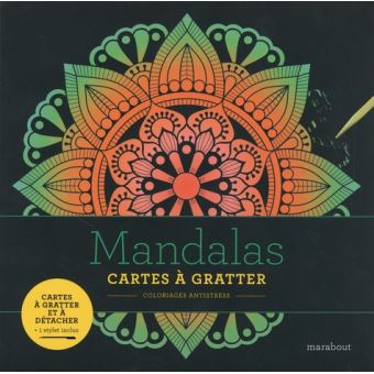 Livre à gratter - Mandalas