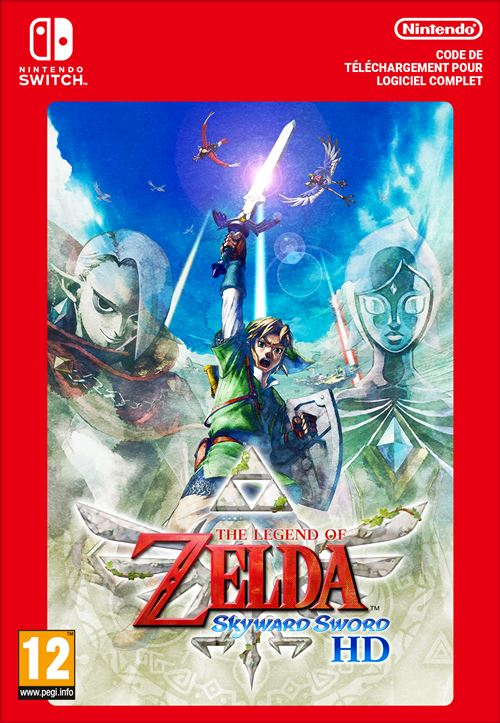 Code de téléchargement Nintendo Full Game: The Legend of Zelda Skyward Sword HD