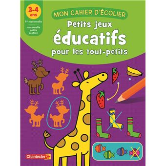 Cahier d'activités pour les enfants de 4 à 6 ans: livre de jeux et  exercices éducatifs et ludiques | Idéal pour les vacances | 4 ans 5 ans 6  ans 