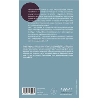 La République et les sauveurs