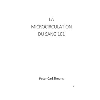 La microcirculation du sang 101