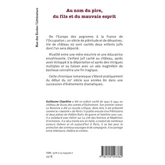 Au nom du pire, du fils et du mauvais esprit