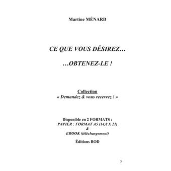 Ce que vous désirez... obtenez-le !